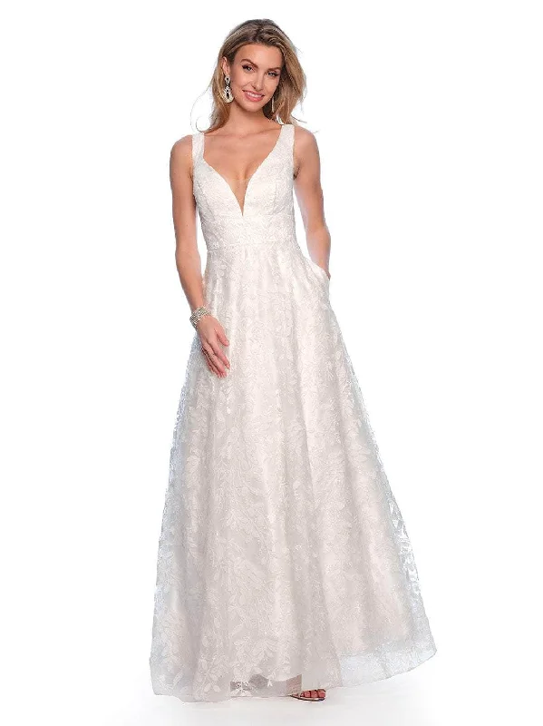 Dave & Johnny Bridal 10591W - Sleeveless Empire Bridal Gown