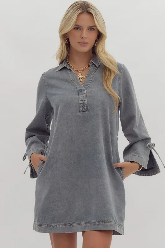 The Ashley Denim Dress