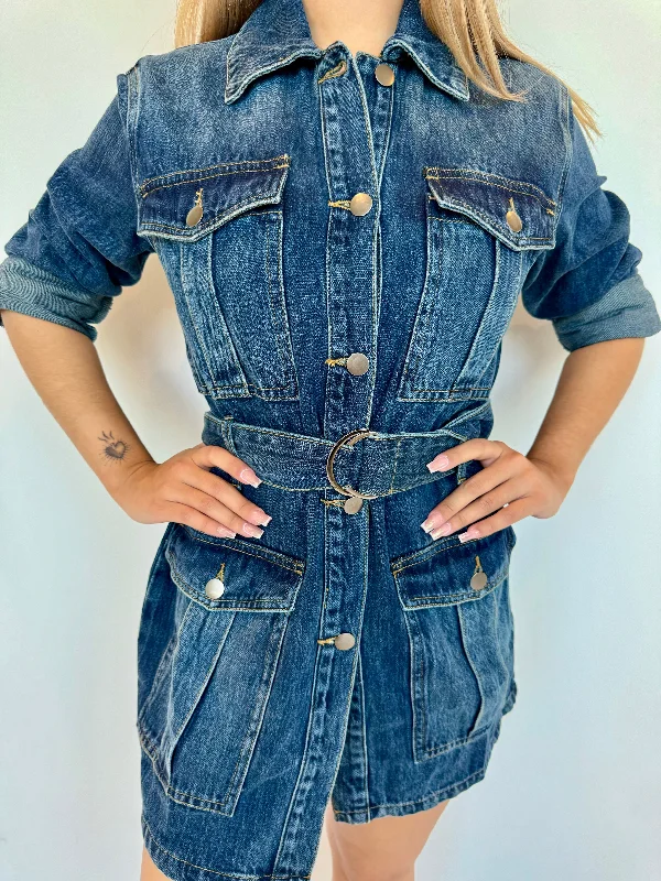 Alexa denim dress