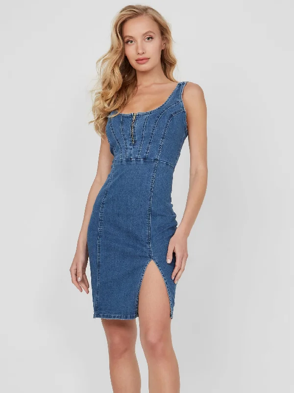 Eco Fleur Denim Dress