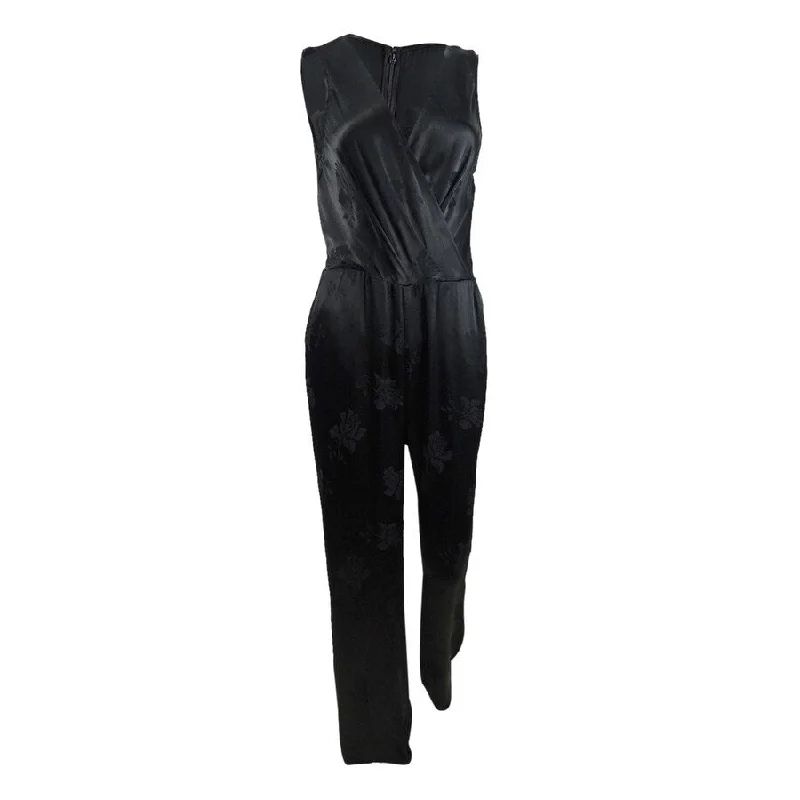 1.State Women's Textured Satin Jumpsuit