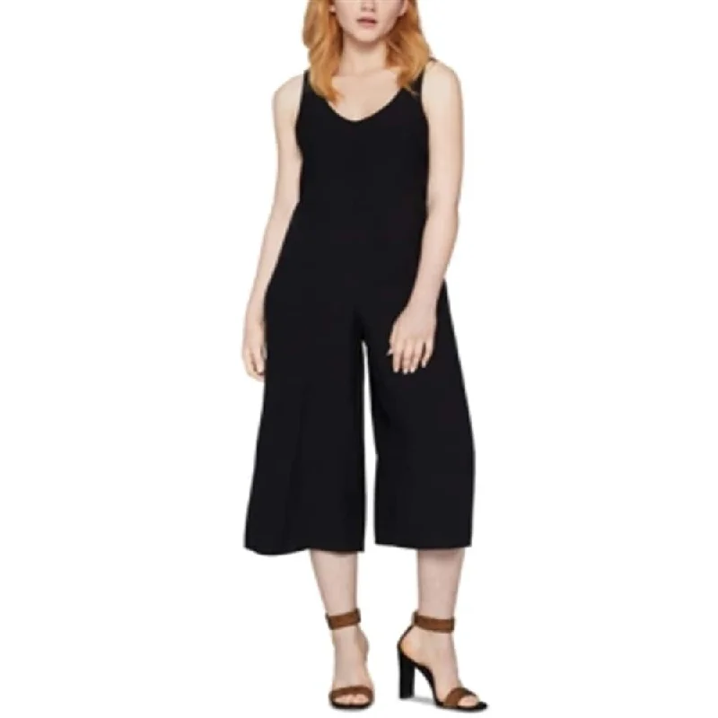 BCBGeneration Women's Culotte Jumpsuit Black Size Small