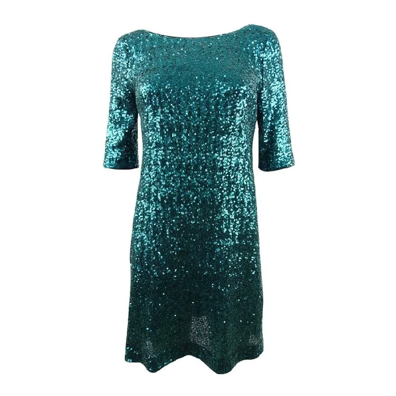 Betsey Johnson Women's Sequined A-Line Dress