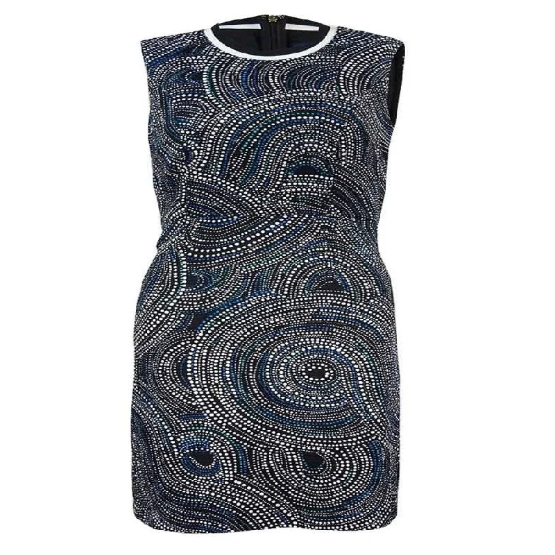 Tommy Hilfiger Women's Sleeveless Printed Texture Dress