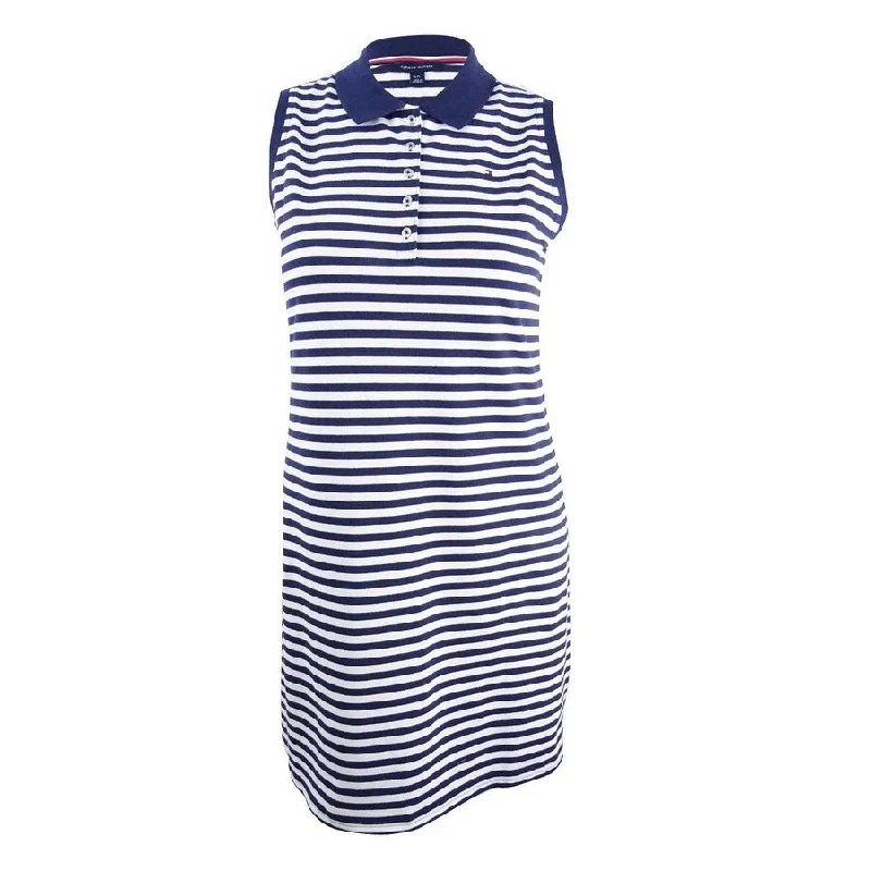 Tommy Hilfiger Women's Striped Polo Dress