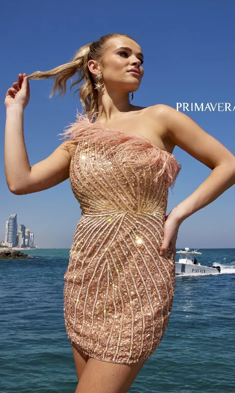 Short Homecoming Dress by Primavera 4002