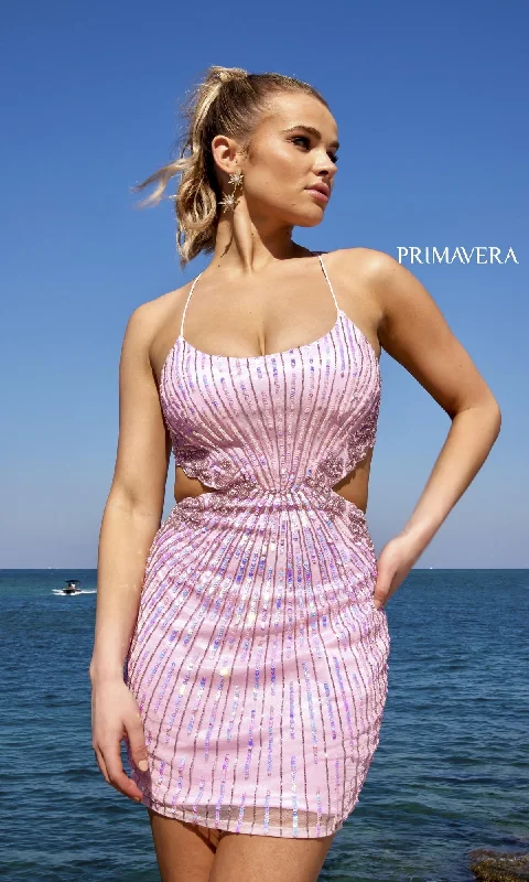 Short Homecoming Dress by Primavera 4025