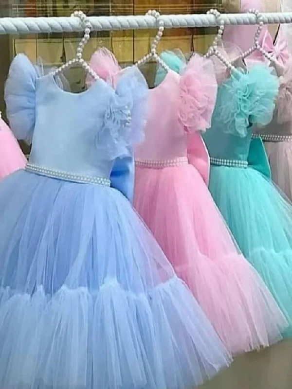 Flower Girl Dresses with Short Sleeves