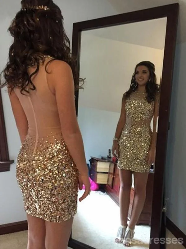 Sexy Rhinestone Mermaid Tight Homecoming Dresses Online, CM709