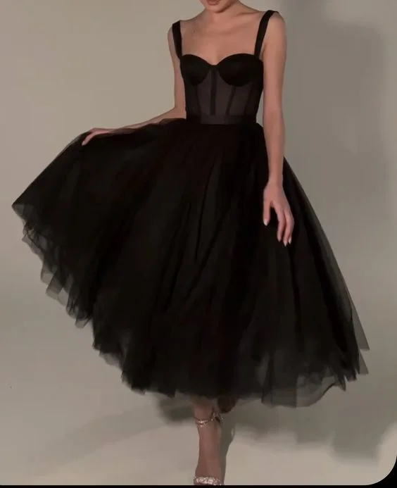 Black Prom Dress, Graduation Party Dresses, Prom Dresses For Teens    S3274