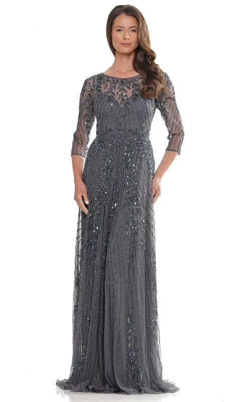 Marsoni by Colors MV1283 - Illusion Scoop Evening Dress